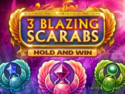 3 Blazing Scarabs Hold and Win Game